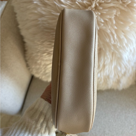 SAINT LAURENT YSL MINIBAG CAMERA BAG GRAIN DE POUDRE ROYAL - Picture 7 of 8